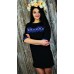 Embroidered dress "Polar Star"